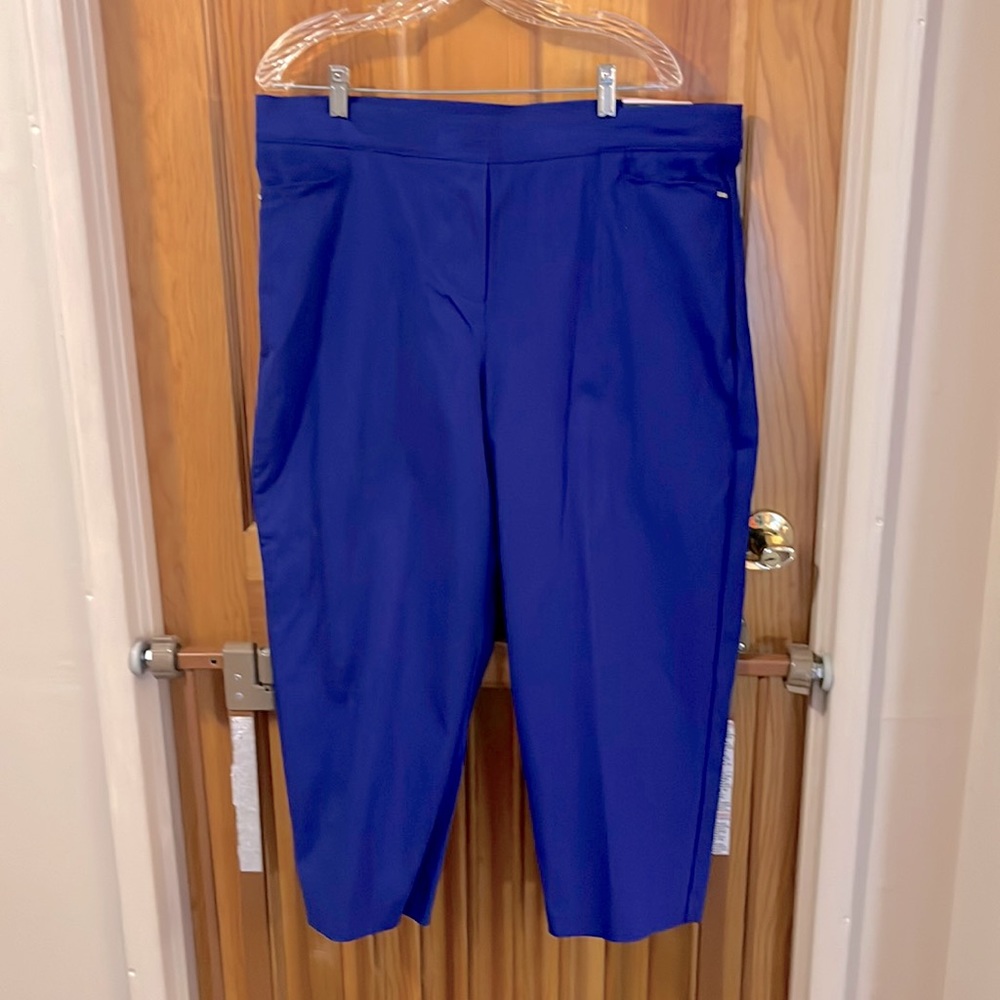 Royal blue capris
